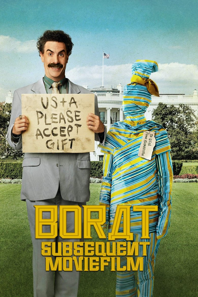 Poster filma ili serije Borat naknadni film: Predaja čudesnog mita američkom režimu za pravljenje koristi nekad slavne nacije Kazahstana (2020)