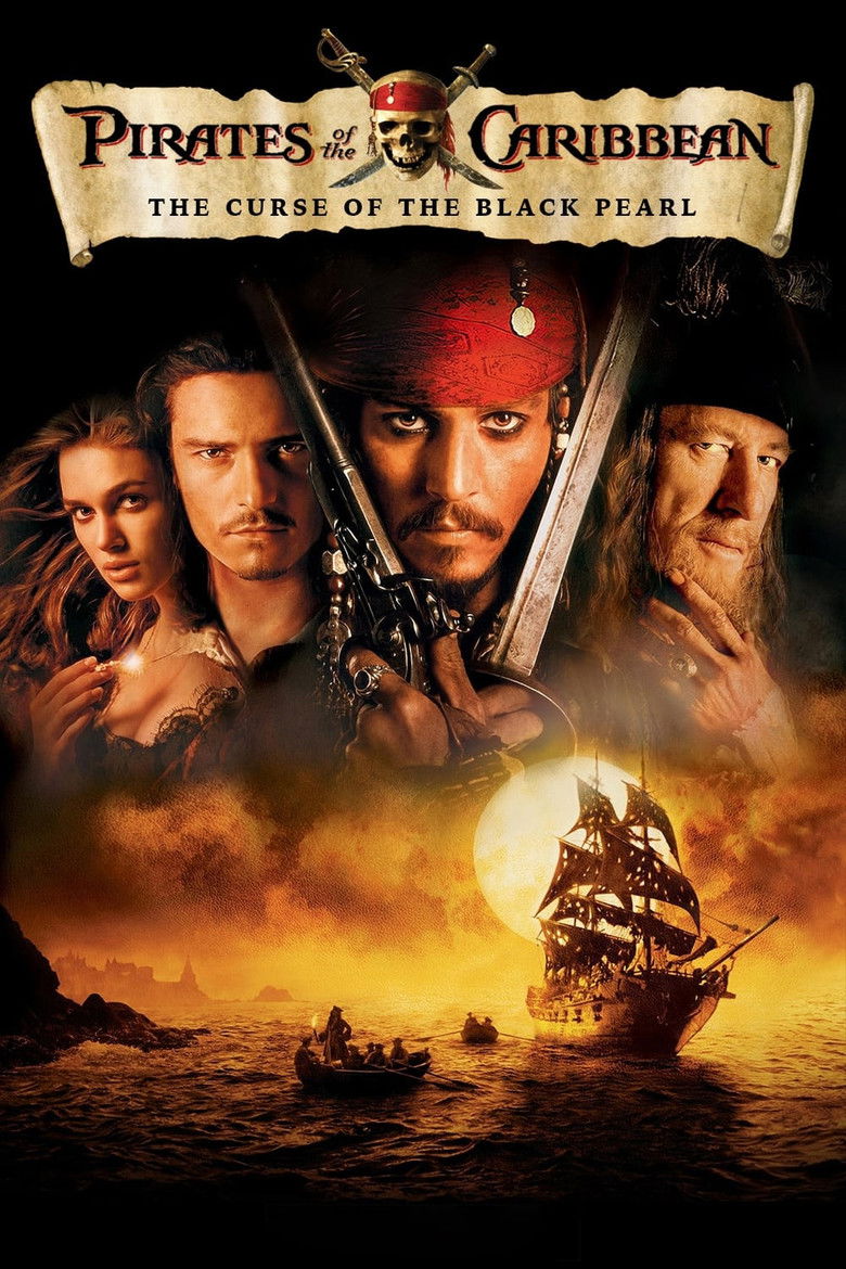 Poster filma ili serije Pirati s Kariba: Prokletstvo crnog bisera (2003)