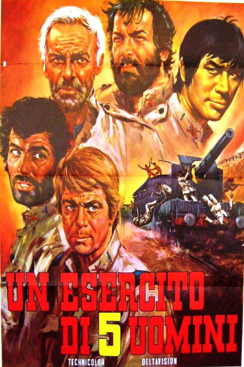 Poster filma ili serije Un esercito di cinque uomini (1969)