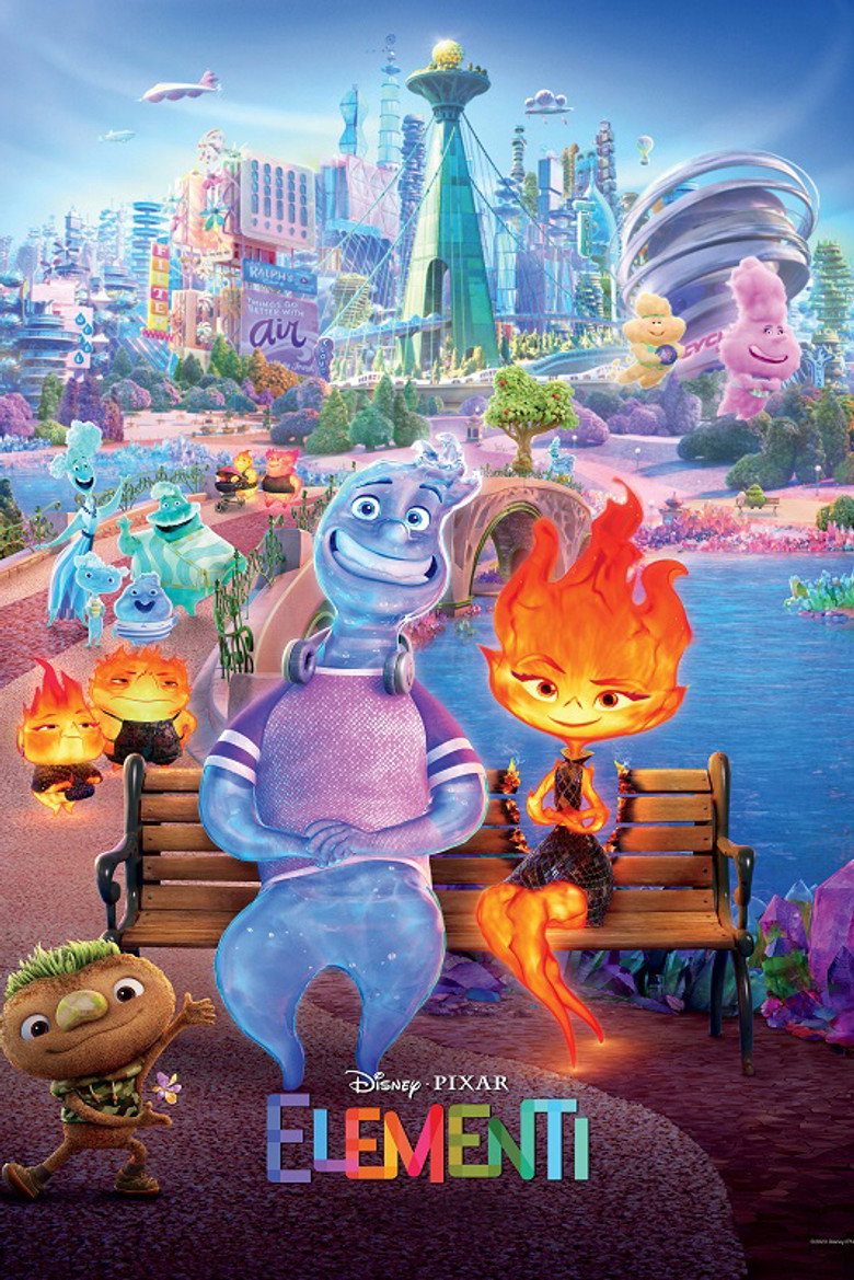 Poster filma ili serije 4K Elementi / Elemental (2023)