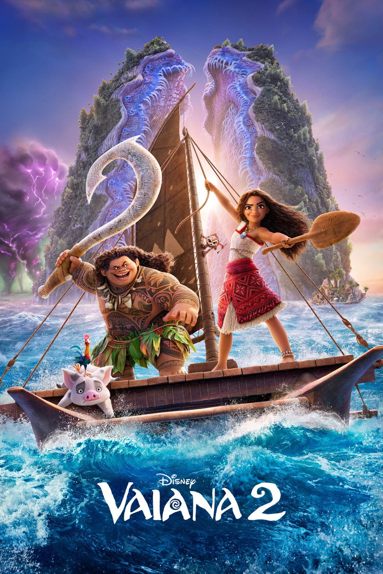 Poster filma ili serije 4K Moana 2 / Vaiana 2 (2024)