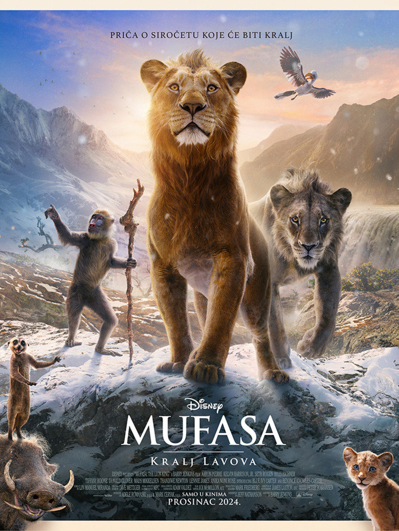 Poster filma ili serije 4K Mufasa: Kralj Lavova / Mufasa: The Lion King (2024)