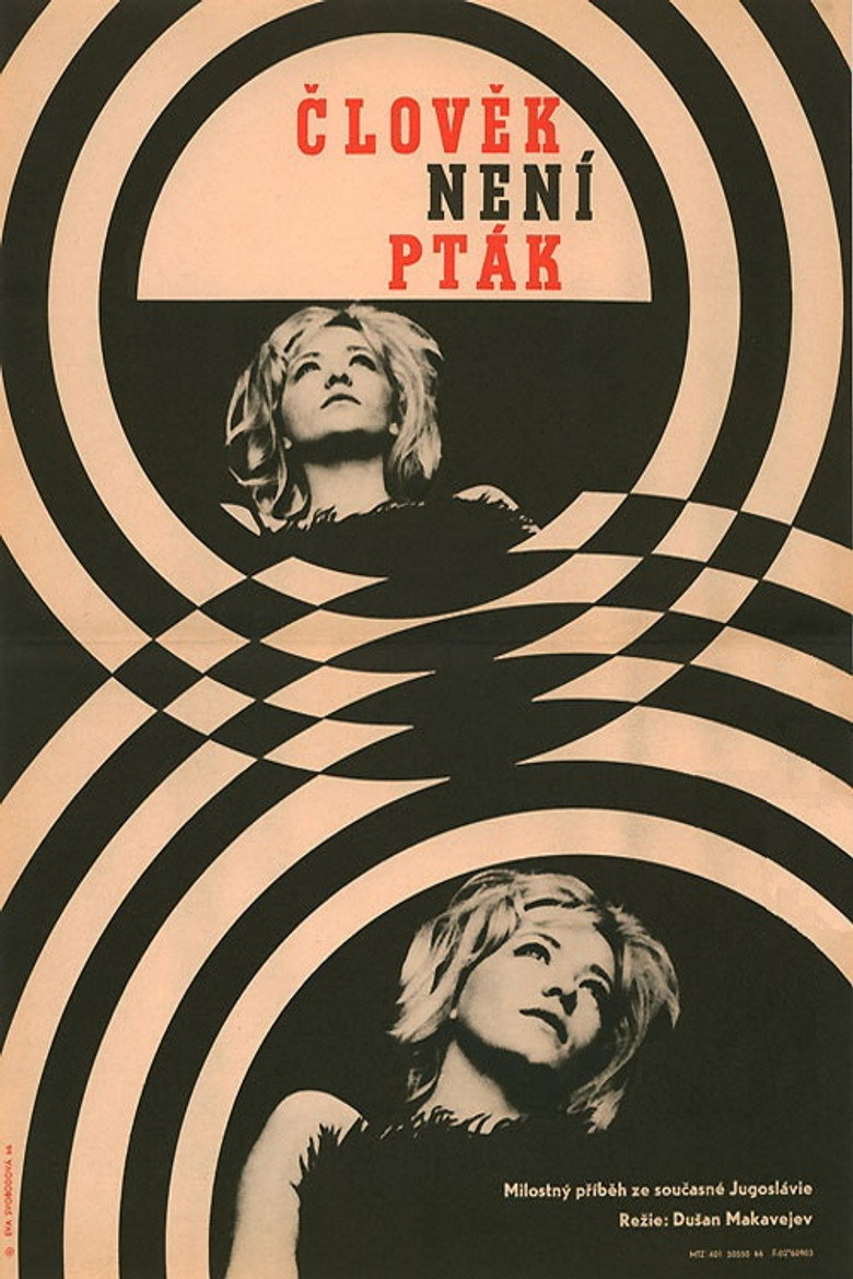 Poster filma ili serije Čovek nije tica (1965)