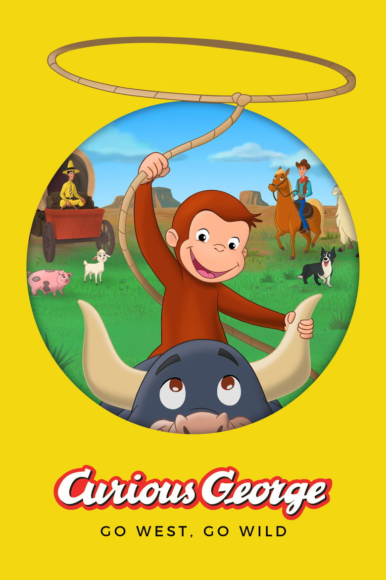 Poster filma ili serije Radoznali Džordž Na zapad, i to divlji / Curious George: Go West, Go Wild (2020)