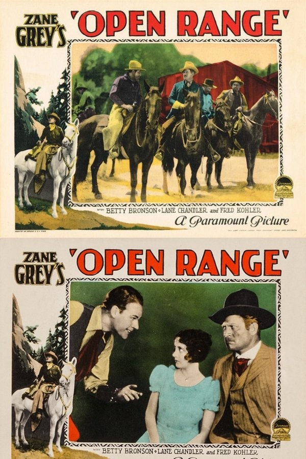Poster filma ili serije Open Range (1927)