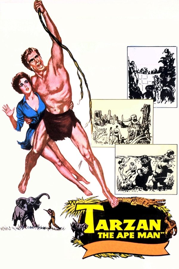 Poster filma ili serije Tarzan, the Ape Man (1959)