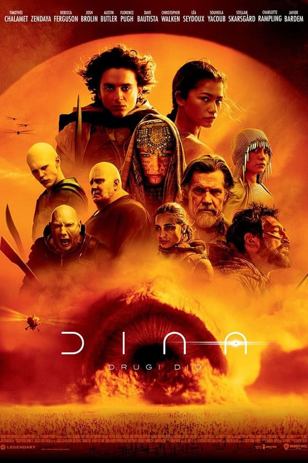 Poster filma ili serije Dina: Drugi dio (2024)
