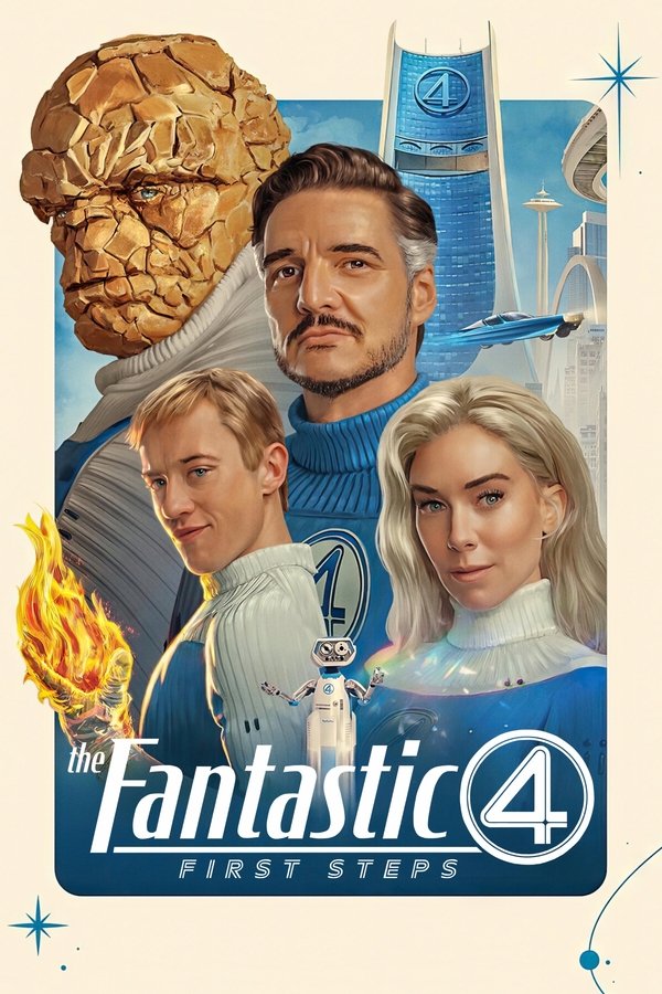Poster filma ili serije The Fantastic 4: First Steps (2025)