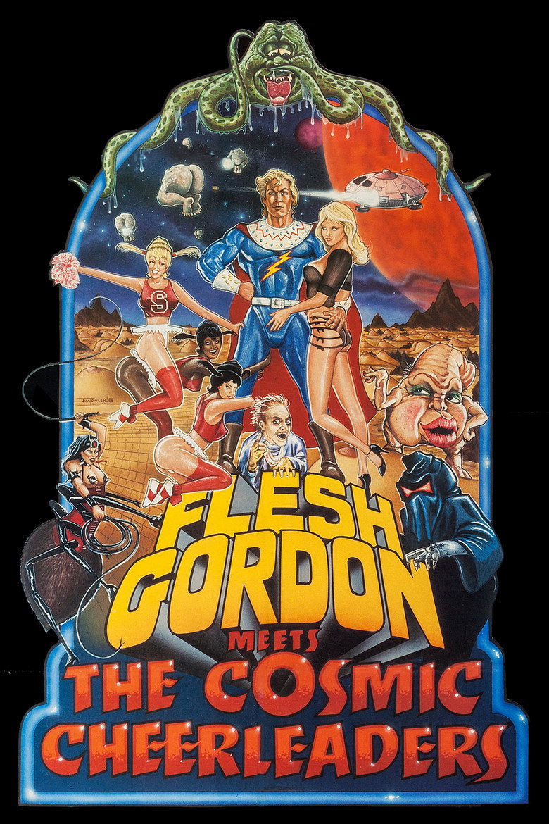 Poster filma ili serije Flesh Gordon Meets the Cosmic Cheerleaders (1990)