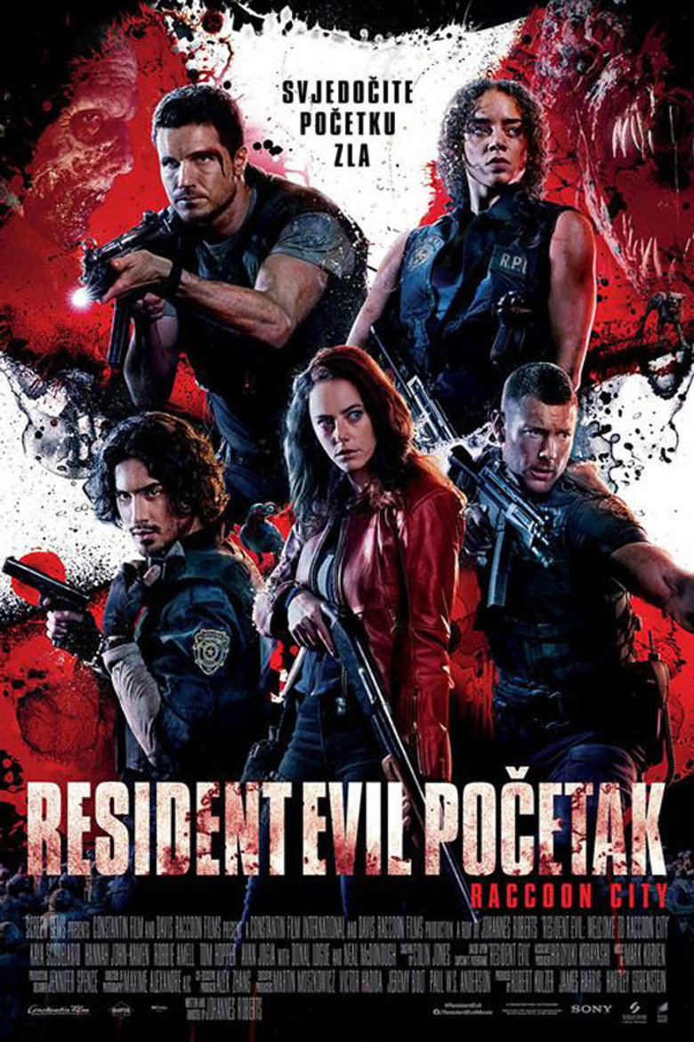Poster filma ili serije Resident Evil Početak: Raccoon City (2021)