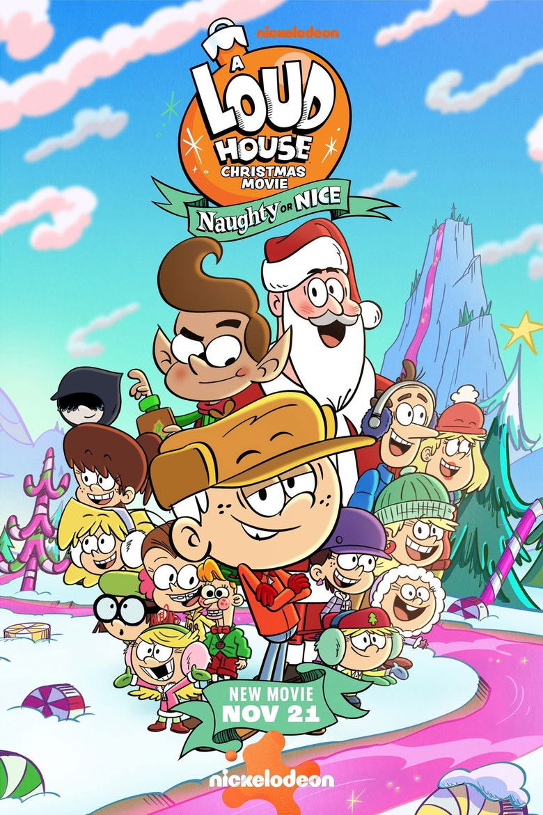 Poster filma ili serije Božić u Kući Buka: Nevaljali ili Fini / A Loud House Christmas Movie: Naughty or Nice (2025) SR (2025)