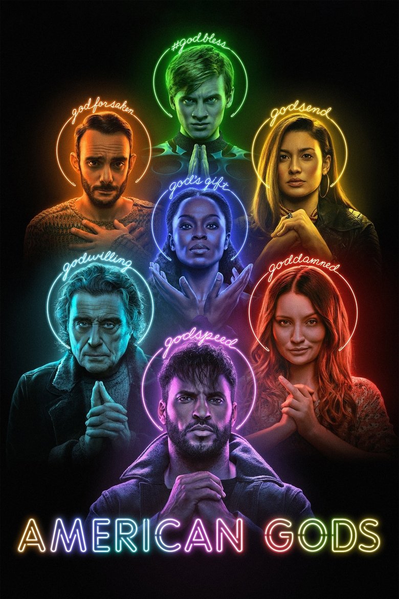 Poster serije American Gods (2017)
