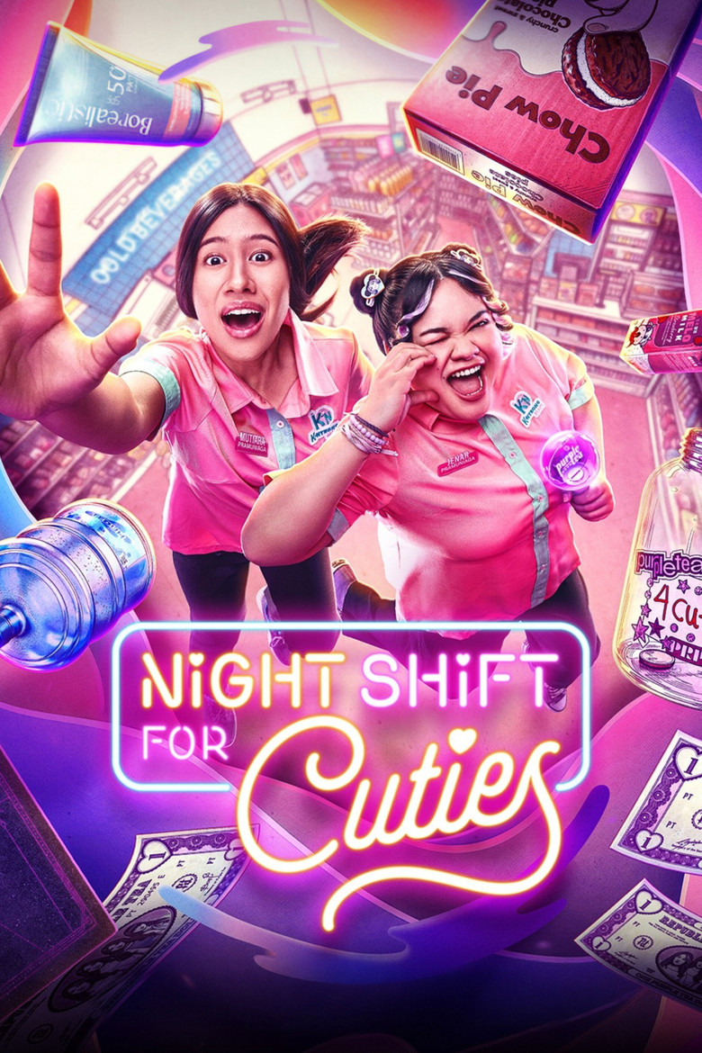 Poster serije Night Shift for Cuties / Obožavateljice u noćnoj smjeni (2026)
